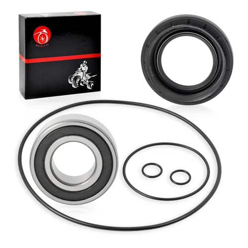 Miniatura 5 de Kit de juntas tóricas y cojinetes de tambor de freno de eje trasero compatible con Suzuki Quadsport Z250 Ozark 250 LTF250 LTZ250 2002-2014