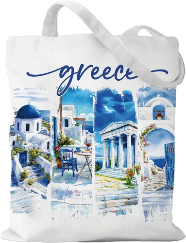 Miniatura 10 de Bolsa de algodón para mujer, regalos de recuerdos, bolsas de tela reutilizables, regalos de diseño artístico de acuarela