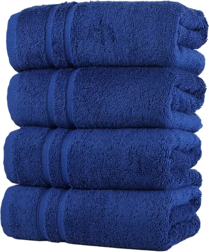 Miniatura 62 de Juego de 6 toallas de baño negras para baño, algodón turco original, suave, absorbente y de primera calidad, 2 toallas de baño, 2 manos y 2 toallas