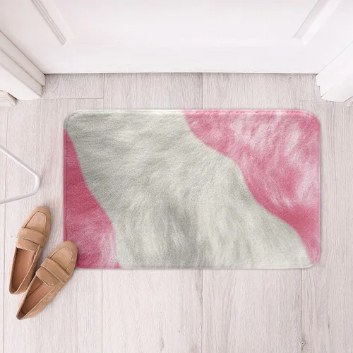 Miniatura 32 de Feelyou Tapetes de baño estampados, con patrón de sombrero occidental, para niños y niños, vaquera rosa, para ducha, accesorios de baño abstractos