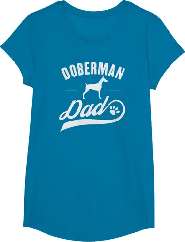 Miniatura 44 de Doberman Dad - Camiseta para amante del dueño del perro, Negro, S