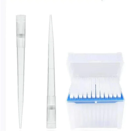 Miniatura 9 de Puntas de pipeta de filtrado de 10 µL – Puntas de pipeta de filtro universales – en rack, sin ARNasa/DNasa y seguras para pirógenos, transparentes