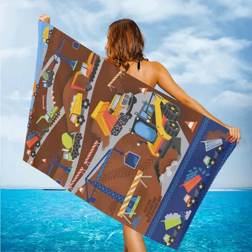 Miniatura 4 de Toalla de playa de gran tamaño para niños, toallas de playa de microfibra sin arena, de secado rápido, toallas de viaje ligeras de 30 x 60 pulgadas