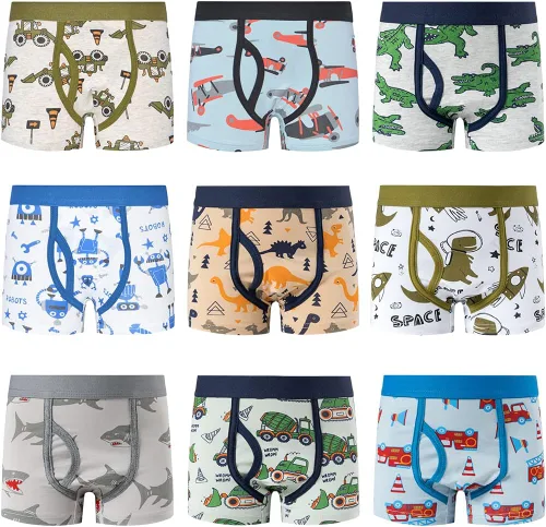 Miniatura 2 de Zumou Calzoncillos tipo bóxer para niños, ropa interior de algodón para niños pequeños