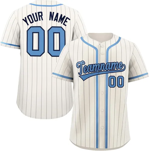 Miniatura 7 de Camiseta de béisbol de rayas finas personalizada hipster hip hop, camisetas deportivas con nombre y número del equipo personalizado para hombres