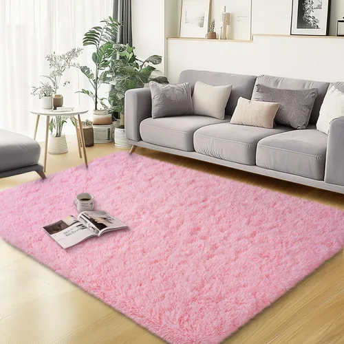 Miniatura 93 de qulint Alfombras de área de 5 x 7 pies para sala de estar, alfombra suave y esponjosa para dormitorio, alfombra de habitación de niños grandes, Gris