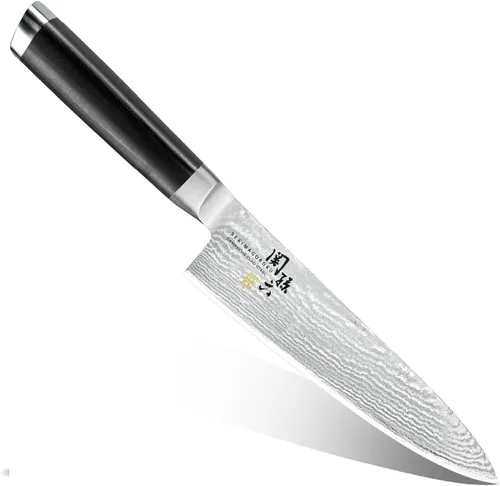 Miniatura 13 de Magoroku Damasco 8.268 in (solo hoja 8 pulgadas) Cuchillo de chef