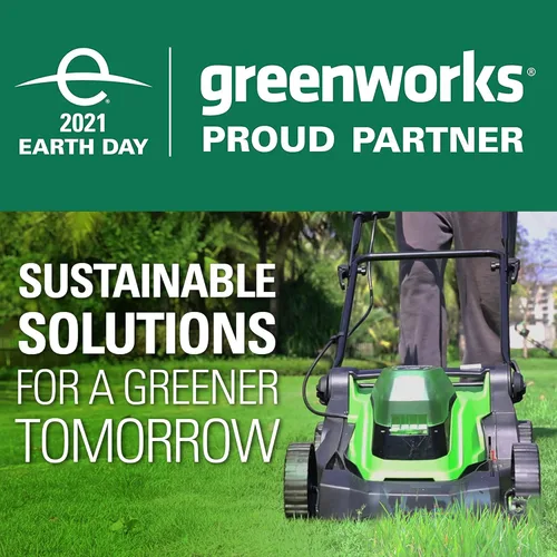 Miniatura 16 de Greenworks - Cortacésped inalámbrico sin escobillas de 48 V (2 x 24 V) de 17 pulgadas, (2) baterías USB de 4.0 Ah (multipuerto USB) y cargador