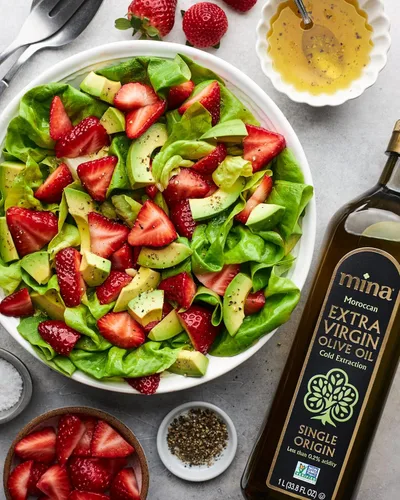Miniatura 6 de Mina Aceite de oliva marroquí extra virgen, 33.8 onzas líquidas, nueva cosecha, aceite de oliva rico en polifenoles, aceite de oliva virgen extra