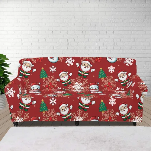 Miniatura 27 de Horeset Fundas elásticas para sofá con diseño de flores otoñales, lavables para sofá de 2 cojines, funda protectora para mascotas y perros