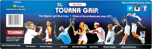 Miniatura 6 de Tourna Grip XL, agarre para raqueta de tenis, sensación seca original