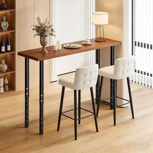 Miniatura 6 de QLLY Patas de metal ajustables para mesa, 24-40 pulgadas, 23.6-39.4 in, pata de escritorio para oficina en casa, juego de patas para muebles