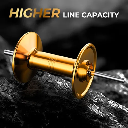 Miniatura 6 de KastKing Rover Round Baitcasting Fishing Reel, Perfect Conventional Reel for Catfish, Salmon/Steelhead, Striper Bass and Inshore Saltwater Fishing