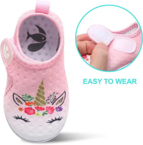 Miniatura 109 de FEETCITY Baby Boys Girls Water Sport Shoes Barefoot Kids Aqua Socks Quick-Dry Beach Swim Pool Shoes