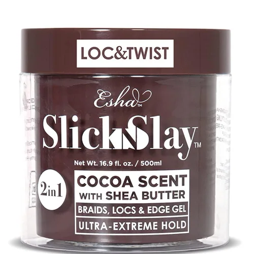 Miniatura 12 de Esha Slick N Slay Gel para Trenzar – Gel Hidratante, Acondicionador y Brillante de Sujeción Ultra Extrema 3-en-1 para Cabello – Gel de Fijación