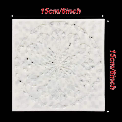 Miniatura 3 de 32 plantillas geométricas de 6 x 6 pulgadas, plantillas de pintura de mandala para álbumes de recortes, galletas, azulejos, muebles, decoración