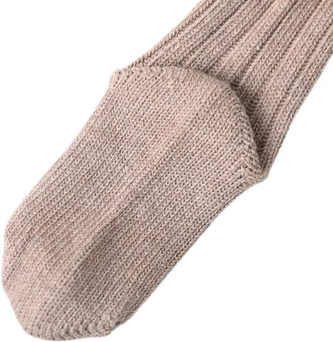 Miniatura 9 de Kayotuas Calcetines altos hasta la rodilla con lazos, calcetines de uniforme con volantes de tubo largo, calcetines de punto acanalado para bebés