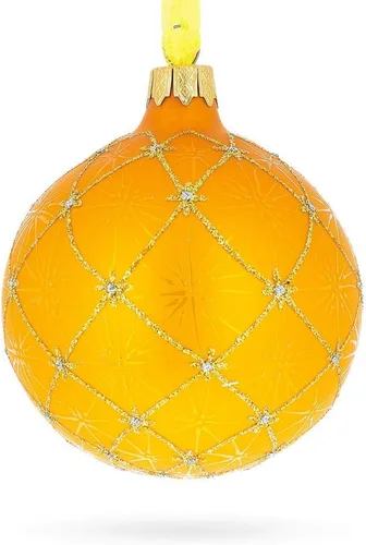 Miniatura 5 de 1897 Coronation - Adorno navideño de cristal de oro real de 3,25 pulgadas
