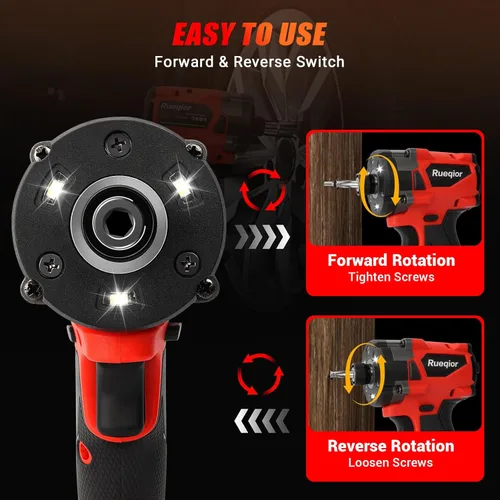 Miniatura 4 de Destornillador de impacto inalámbrico 2953-20 para batería Milwaukee M18, hasta 220 pies-libras (300 N.m) Destornillador de impacto sin escobillas