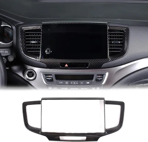 Miniatura 8 de Marco del Panel de Navegación del Tablero para Honda Pilot 2019-2022/ Ridgeline 2021-2023/ Passport 2019-2023, Material ABS Accesorios de Moldura