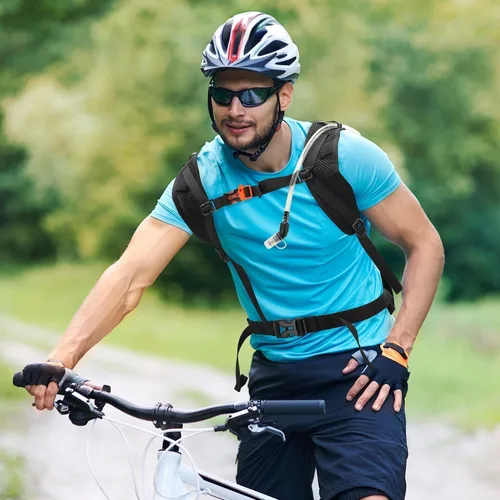 Miniatura 6 de Mochila de Hidratación Paquete de Hidratación Mochila de Agua con Bolsa de Hidratación de 2L (70 onzas) para Hombres Mujeres Niños para Correr