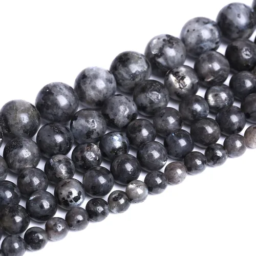 Miniatura 16 de Cuentas de jade verde chino natural, piedras preciosas, cuentas redondas sueltas para hacer joyas, pulsera DIY, collar, 8mm, 45 piezas, 15 pulgadas