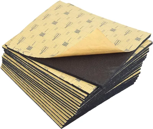 Miniatura 14 de Alfombrilla de amortiguación de sonido 157 mil(0.157 in) 36 pies cuadrados – Material de amortiguación de sonido del coche Espuma de celda cerrada
