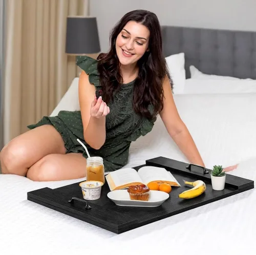 Miniatura 6 de Cubierta para estufa de tabla de fideos con asas, cubierta superior de estufa eléctrica y de gas de madera rústica, decoración de cocina de granja