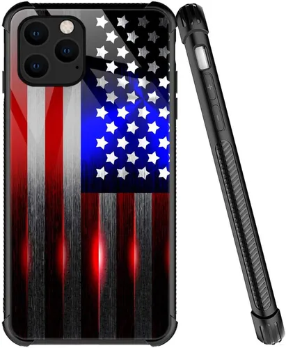 Miniatura 38 de ZHEGAILIAN Funda compatible con iPhone 7/8 Plus, funda de vidrio orgánico para niñas, mujeres y hombres, diseño de cuatro esquinas, antiarañazos, a