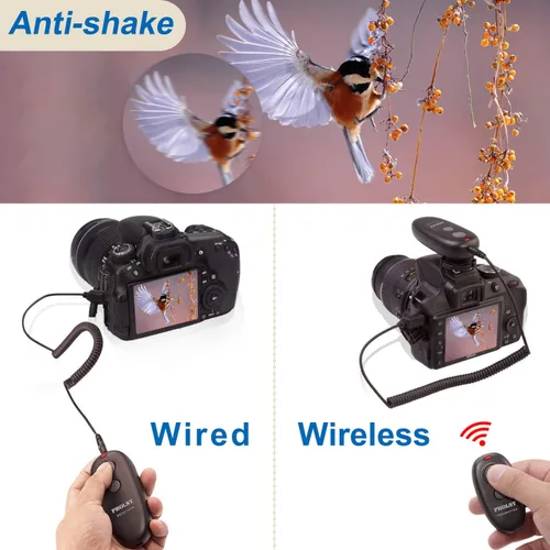 Miniatura 4 de PHOLSY Obturador remoto inalámbrico C6 compatible con Canon R8 R100 R7 R6 90D 250D 200D 850D SX50HS; para Olympus OM-1 EM1X EM1-II EM1-III EM5-III