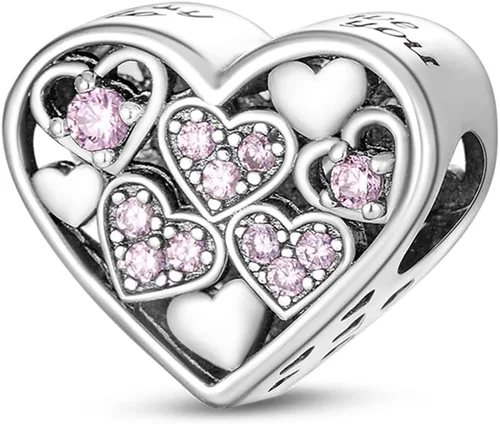 MULA - Dijes de plata de ley 925 para pulseras y collares, dijes de bolso, cuentas, gato, tortuga, regalo de joyería para mujeres y niñas