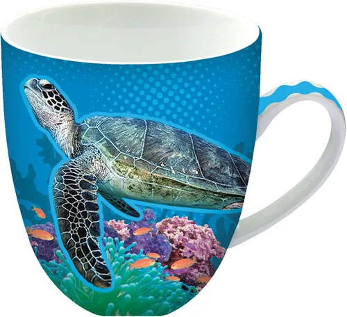 Miniatura 17 de Animug - Taza de café de mariposa de Deluxebase. Taza de cerámica grande de 15 onzas líquidas con diseño de animales, apta para lavavajillas, taza