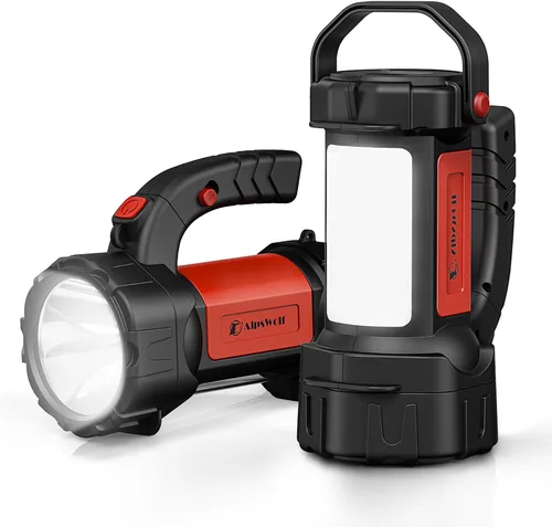 Miniatura 8 de AlpsWolf - Linterna de camping recargable, linterna LED con 800 lúmenes, 3600 mAh, correa incluida, luz de camping brillante portátil