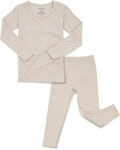 Miniatura 187 de AVAUMA Conjunto de pijama de algodón para bebés y niñas de 6 meses a 7 años