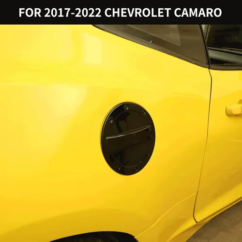 Miniatura 7 de Hoolcar Tapa de gasolina para puerta de llenado de gasolina para Chevrolet Camaro 2017-2022, color negro
