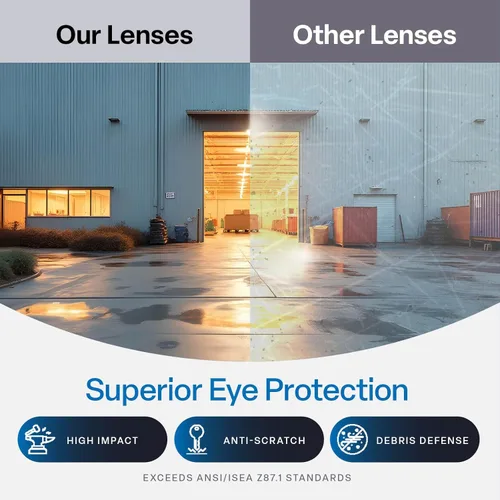 Miniatura 4 de Bullhead BH10613 - Lentes de seguridad, talla única Se ajusta a todos