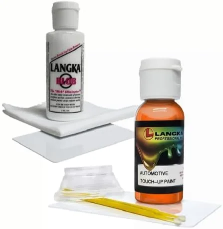 Miniatura 4 de Langka Pintura de retoque de 1 onza compatible con Nissan, Murano, EBL, Sunset Drift Pearl.