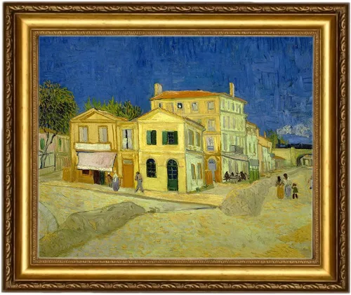 Miniatura 51 de ELITEART -Noche estrellada sobre el ródano por Vincent Van Gogh Giclée Art Canvas Prints- Tamaño del marco: 28 x 35 pulgadas