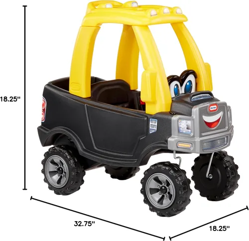 Miniatura 7 de Little Tikes – Camión acogedor para montar en color negro