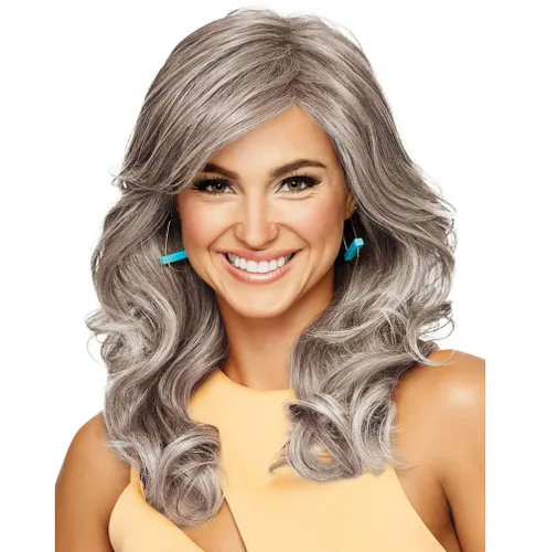 Miniatura 9 de Hairdo Raquel Welch Always - Peluca larga en capas cómodas, galleta