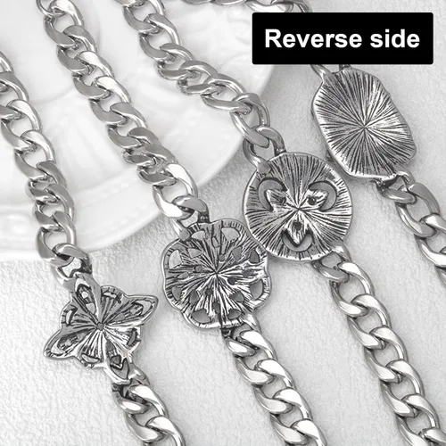 Miniatura 7 de Pulseras, pulsera de cadena de nudo de bruja vintage de moda, pulsera única de nudo de bruja en acero inoxidable de larga duración para los amantes