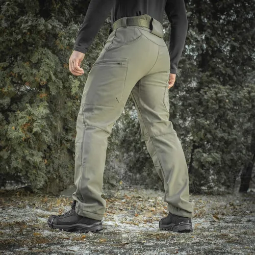 Miniatura 2 de M-Tac Pantalones tácticos de invierno para hombre Softshell con forro polar aislante