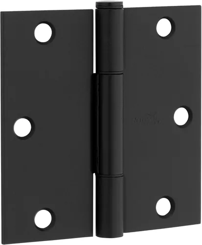 National Hardware Bisagras de protección contra chirridos, esquina cuadrada, 3 unidades (paquete de 1)