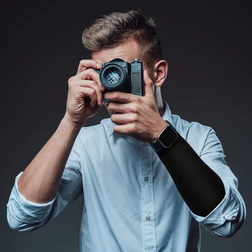 Miniatura 7 de Vicenpal 2 pares de mangas para cubrir tatuajes para antebrazo, para mujeres y hombres, cubierta de compresión para la parte superior del brazo Negro