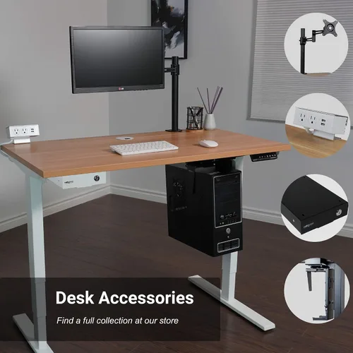 Miniatura 4 de Progressive Automations Ojal de escritorio de pie de 3.5 pulgadas de diámetro para agujero de 3.15 pulgadas, organizador de cables redondo, Negro