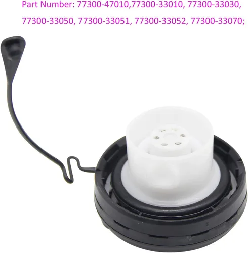 Miniatura 2 de 77300-33070 77300-47010 Tapa de gasolina Tapa de llenado de depósito de combustible Reemplazo para Toyota Prius 2004-2008 y más Toyota 4Runner Camry