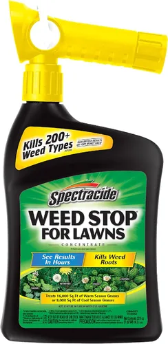 Spectracide Weed Stop para Césped, Concentrado, Listo para Rociar, Frasco de 32 Onzas, 1 Paquete