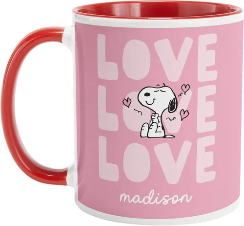 Miniatura 16 de Let's Make Memories Taza de Café Personalizada Oficial de PEANUTS - Relleno de Media Navideña de Vacaciones - Taza de Café Personalizada - Love From