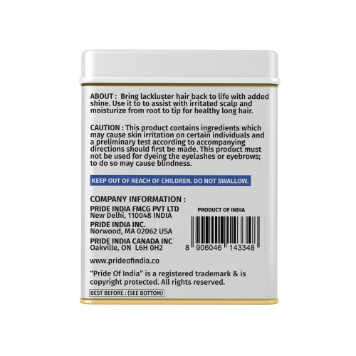 Miniatura 8 de Pride Of India - Indian Amla (Amalaki) Baya de grosella espinosa a base de hierbas en polvo para el cuidado del cabello y la piel, media libra, 100%