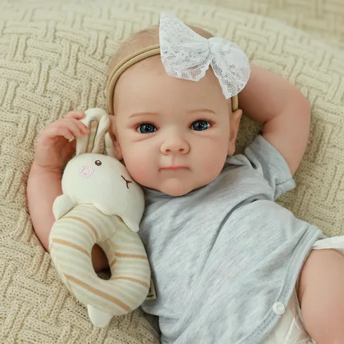 Miniatura 3 de WOOROY Muñecas realistas de bebé Reborn – 20 pulgadas de silicona realista bebé niña con cuerpo de vinilo completo, muñeca de bebé recién nacida